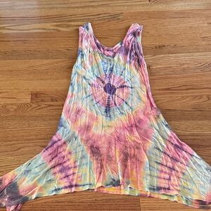 Tie-Dye Heart Tank Top